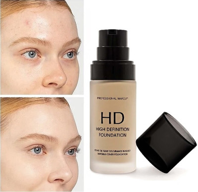 BLUEMERMAID Natural HD High coverage foundation matte finish Foundation(beige, 30 ml)