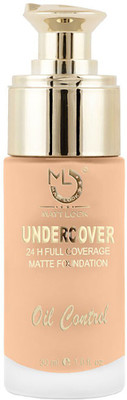 MATTLOOK UNDERCOVER 24H Full Coverage Matte Foundation FS-08-05 RICH TAN Foundation(Rich Tan, 30 ml)
