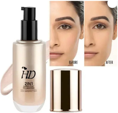 AEPRUY HD LONG LASTING SUPER FULL COVERAGE FOUNDATION Foundation(BEIGE, 60 ml)