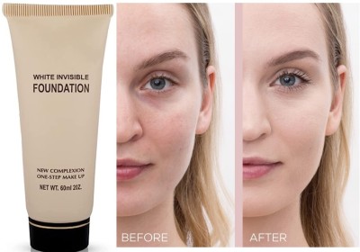 THTC INVISIBLE FOUNDATION CREAM FOR DAILY WEAR Foundation(LIGHT BEIGE, 60 ml)