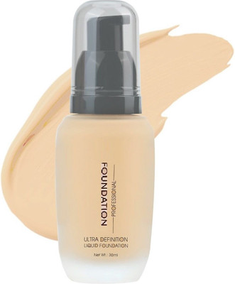DARYUE High Coverage Waterproof Base Matte Liquid Foundation Pack of 1  Foundation(CUSTURD, 30 ml)