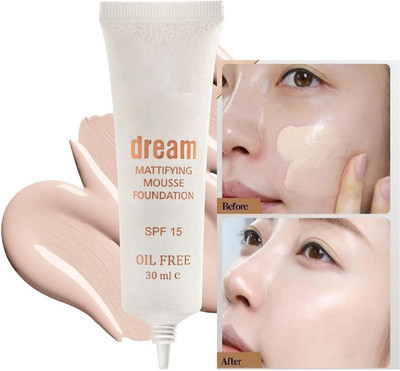 DARYUE Oil Free & Matte Finish Mousse  Foundation(BEIGE, 30 ml)