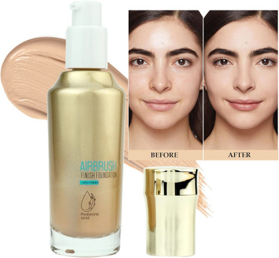 Arcanuy Airbrush Finish Lightweight Foundation Full Coverage  Foundation(GOLD, 55 ml)