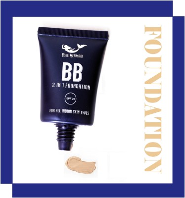 BLUEMERMAID BB Cream Full Cover Face Base Liquid Foundation Makeup Foundation(IVORY, 60 ml)