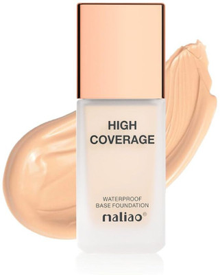 maliao High Coverage Waterproof Base  Foundation(White Ivory, 40 ml)
