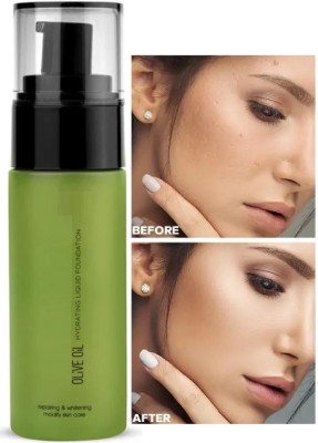 DARVING Serum Foundation with Vitamin C & Turmeric for 12-Hour Long Stay Foundation(IVORY, 45 ml)