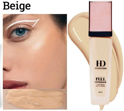 BLUEMERMAID Matte Finish HD Coverage  Foundation(BEIGE, 35 ml)