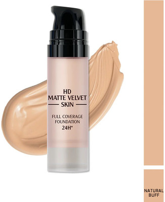 Jiwoo HD Matte Velvet Skin Full Coverage  Foundation(natural, 15 ml)