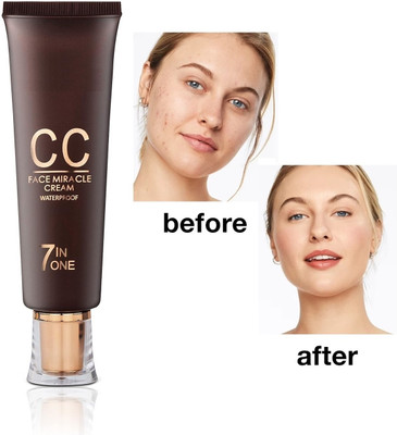 DARYUE Matte Finish, Long Lasting h7 in 1 CC Cream  Foundation(Beige, 60 ml)