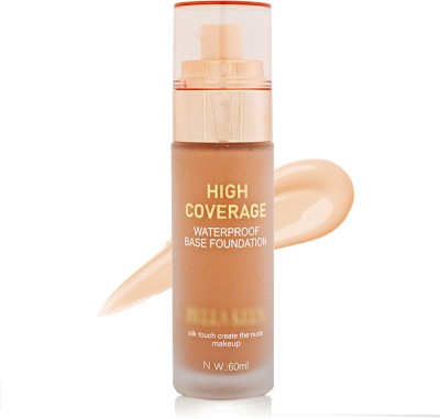 adbeni High Coverage Foundation, Flawless Coverage, Instant Glow-Up, Matte Finish Foundation(02-Classic Ivory, 60 ml)