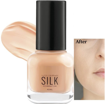 DARVING High Definition full coverage silk touch foundation Foundation(BEIGE, 45 ml)