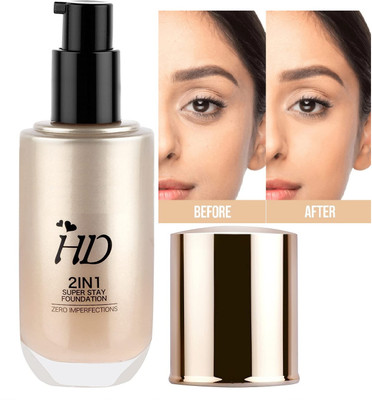Yuency Matte finish oil free creamy perfect face weightless foundation Foundation(beige, 60 ml)