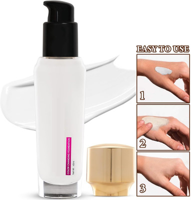 Yuency Matte Non-cakey with All-Day Coverage Color Changing  Foundation(white, 40 ml)