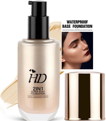 YAWI LONG LASTING SUPER HD FULL COVERAGE FOUNDATION Foundation(BEIGE, 60 ml)