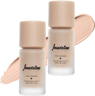 EVERERIN Matte Lightweight Foundation Non-cakey with All-Day Coverage  Foundation(FAIR IVORY, 80 ml)