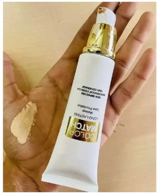 YAWI PRO COVERAGE REAL BASE OIL FREE LONG LASTING WATER PROOF CREAM Foundation(BEIGE, 40 ml)