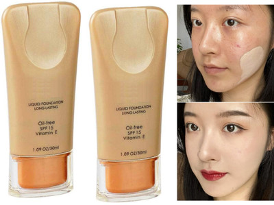 ADJD Flawless Finish Coverage Lightweight Oil-Free Formula  Foundation(IVORY, 60 g)