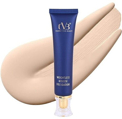 CVB Weightless Mousse Foundation 02 shade soft lvory Foundation(02 Soft Lvory, 55 g)