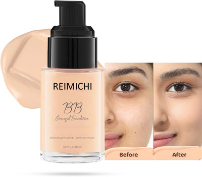 REIMICHI Matte Finish Full coverage Lightweight, Long Lasting Face Makeup Foundation(natural, 30 ml)