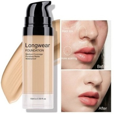 MYEONG Makeup Moisturizing Hydrating Liquid  Foundation(Ivory, 15 ml)