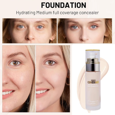 Vyomiris Creates Smooth Complexion & Natural Flawless Effect Foundation(Almond, 50 ml)