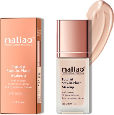 maliao Futurist Stay-In-Place Makeup (Full Coverage,Tint Moisturizer, All Skin Types) Foundation(White Ivory, 30 ml)