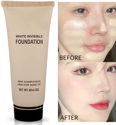 Wonholli Foundation Cream For Face makeup Foundation(Ivory, 60 ml)