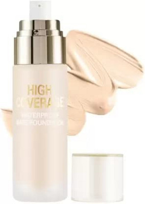 Emijun High Coverage Waterproof Base Foundation Concealer(MEDIUM BEIGE, 60 ml)