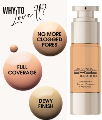 DARVING Silk Oil Control Foundation High Coverage Waterproof Foundation(BEIGE, 30 ml)