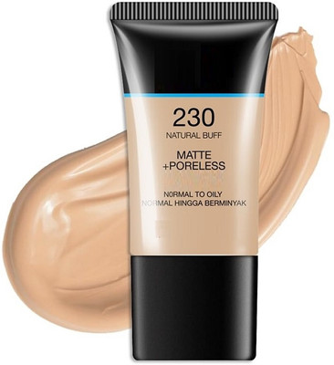 THTC Matte+Poreless Liquid Foundation Tube Foundation(BEIGE, 18 ml)