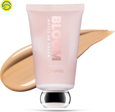 MARS Dewy BB Cream | Bloom Matte Finish | All-Day Coverage for Flawless Skin Foundation(04-BEIGE, 40 g)