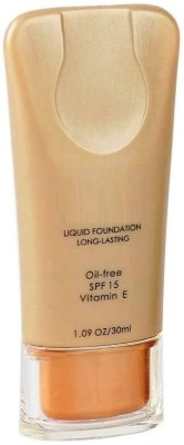 CATERINACHIARA Liquid Foundation Oil-Free & Long-Lasting with SPF 15 Foundation(natural beige, 30 ml)