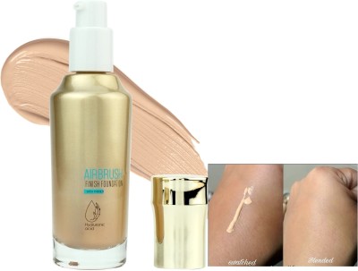 Yuency Matte Liquid Foundation for Face Makeup Infused with Hyaluronic Acid Foundation(BEIGE, 55 ml)