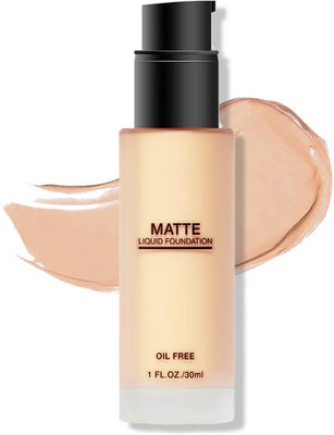 tanvi27 Oil Control Refreshing & Moisturizing Dark Circles Corrector Matte  Foundation(Natural Beige, 30 ml)
