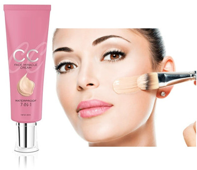 FLORERO 7 in 1 Face Miracle CC Cream Foundation Hydrating with Dewy Finish Foundation(NATURAL, 60 ml)