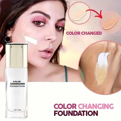 GULGLOW99 Color Changing Foundation, Matte Finish, Moisturizing Cream , Full Coverage Foundation(WHITE, 30 ml)