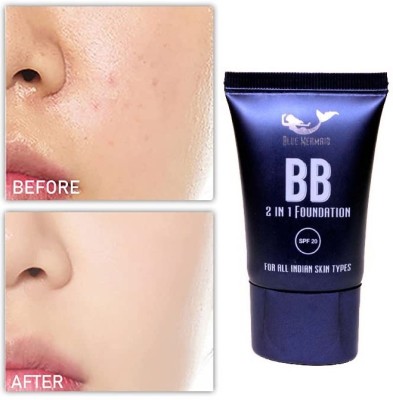 BLUEMERMAID MATTE BB TUBE FOUNDATION BEST FOR ALL SKIN Foundation(BEIGE, 30 ml)