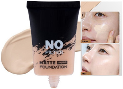 Yuency Base Foundation Matte Finish Full Coverage  Foundation(ivory, 40 ml)