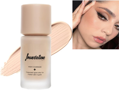 GABBU Full Coverage Liquid Foundation | Blemish Free & Blendable Makeup  Foundation(soft ivory, 40 ml)