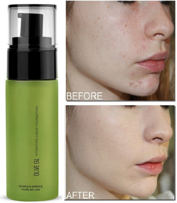 FLORERO Olive Oil Hydrating Liquid  Foundation(BEIGE, 45 ml)