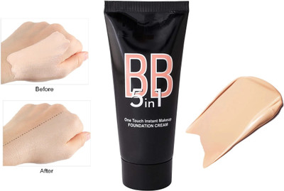 MYEONG Dewy Finish Face Cream Complexion Care Full Coverage Long Lasting Foundation(BEIGE, 60 ml)