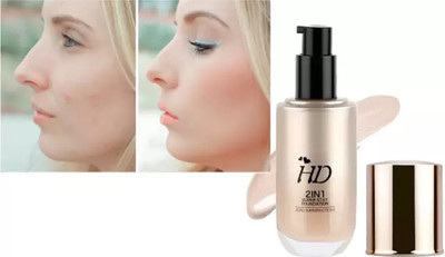 GABBU BEST HD FINISH SUPER LONG LASTING FOUNDATION  Foundation(beige, 60 ml)