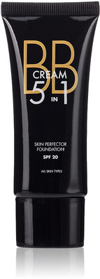 BLUEMERMAID NEW 5 IN 1 BB CREAM ONE TOUCH INSTANT MAKEUP FOUNDATION CREAM Foundation(BEGIE, 60 ml)