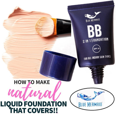 BLUEMERMAID Perfecting Liquid Foundation Flawless Coverage, Water Resistant Foundation(BEIGE, 30 ml)