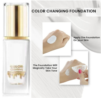 GABBU WATERPROOF LONG LASTING COLOR CHANGING FOUNDATION Foundation(NATURAL, 30 ml)