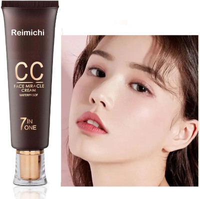 REIMICHI New Face Miracle Cream Waterproof & Oil free 7 In 1 Cream Foundation(ivory, 60 ml)