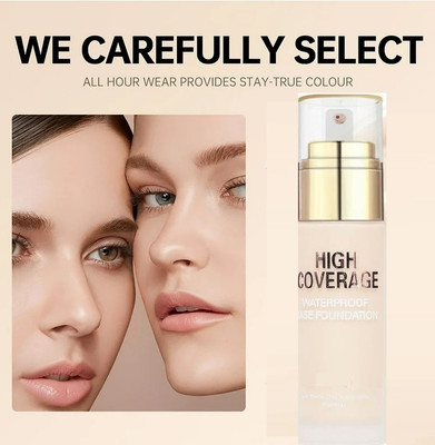 Herrlich High Coverage Foundation Blemish Free Matte Finish Blends Flawlessly Foundation(BEIGE, 50 ml)