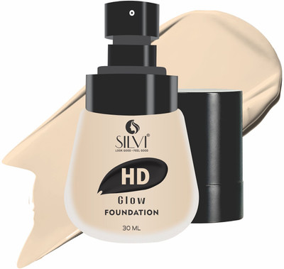SILVI High Coverage Liquid Foundation | Blemish Free & Blendable Foundation for Makeup Foundation(Natural, 30 ml)