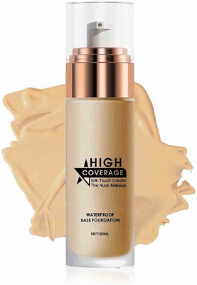 Emijun Foundation Water-Resistant Medium to Buildable Foundation(MEDIUM BEIGE, 60 ml)