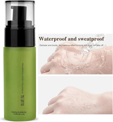 FLORERO Olive oil Long Wearing & Lightweight  Foundation(BEIGE, 45 ml)